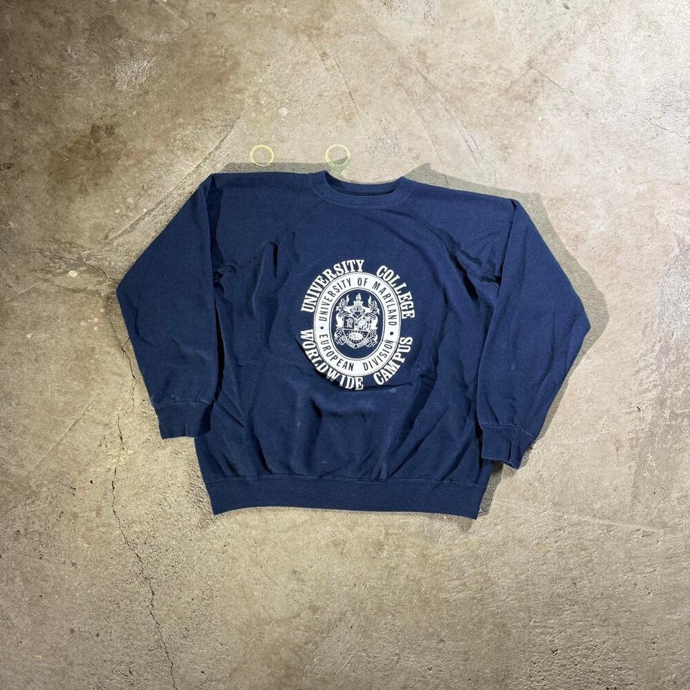 True Vintage 70s University of Maryland Crewneck Sweatshirt